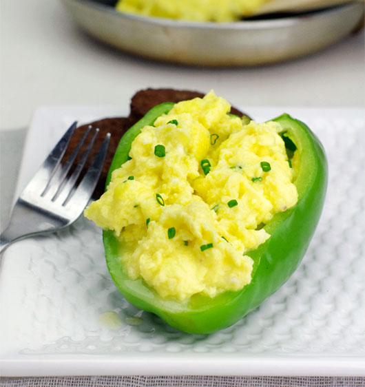 Cottage Cheese Scrambled Eggs