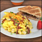 Bacon and Hominy Scramble