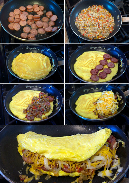 Making A Kielbasa Omelette