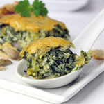 Spinach Mushroom Quiche