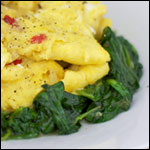 Low Carb Spinach Scramble