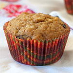 Raisin Bran Applesauce Muffins