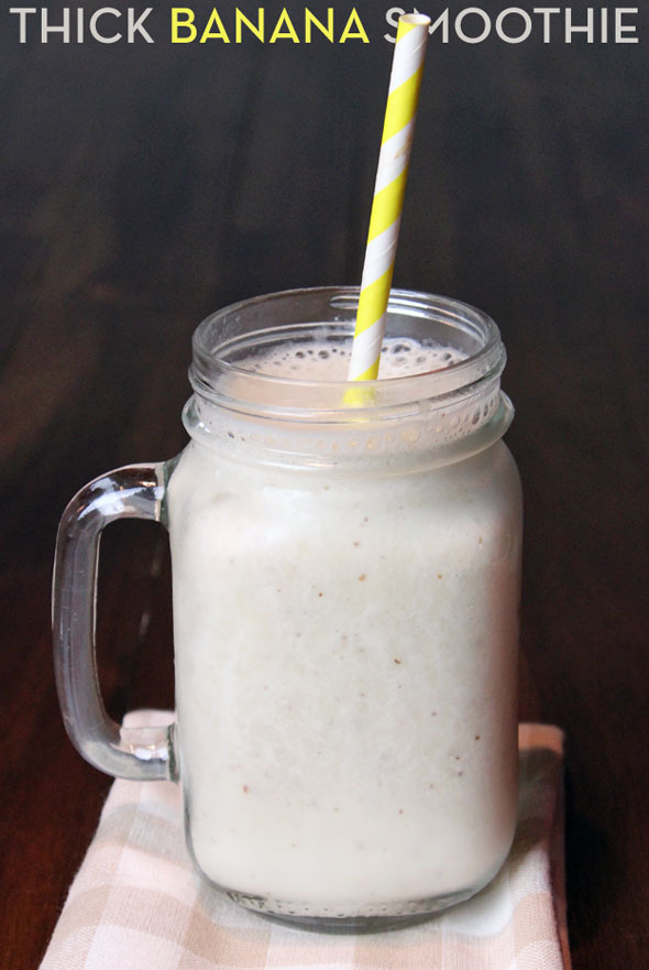 Thick Banana Smoothie