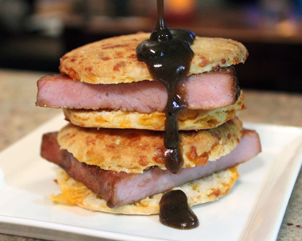 Ham With Red Eye Gravy And Biscuits