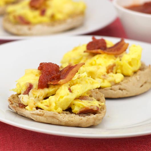 Bacon Mozzarella Eggs