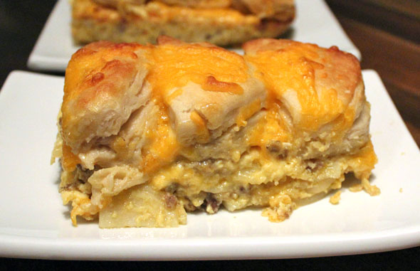 Biscuit-Topped Breakfast Casserole