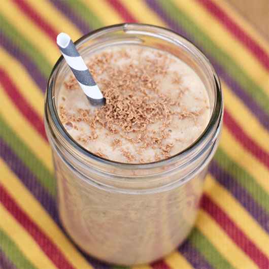 Choco-Peanut Banana Shake Breakfast Smoothie