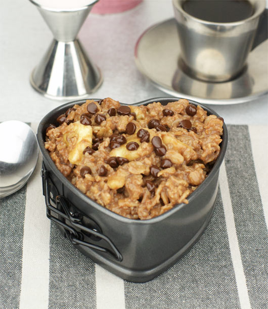 Chocolate Hazelnut Banana Oatmeal