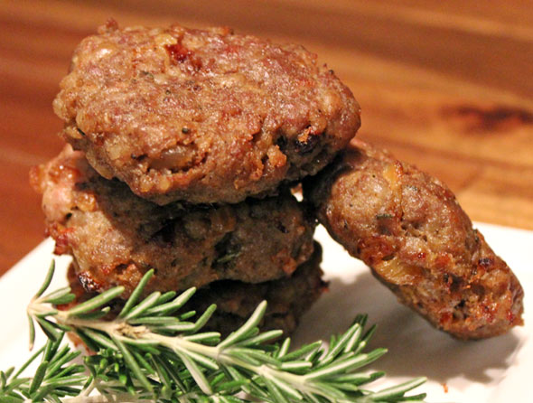 Rosemary Mustard Sausage Patties