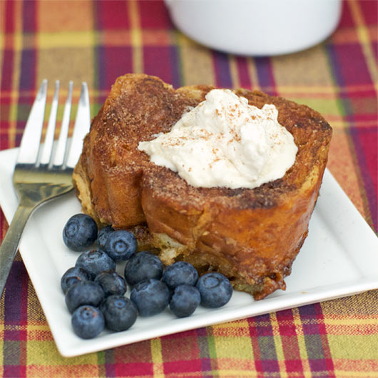 Serving of Caramel Soaked French Toast