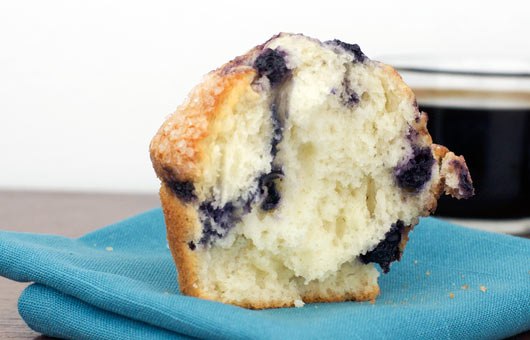 Blueberry Ginger Muffin Torn Apart Blueberry Ginger Muffin Torn Apart