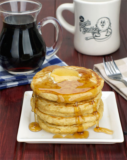 Oatmeal Buttermilk Pancakes