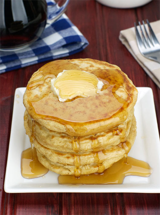 Oatmeal Buttermilk Pancakes