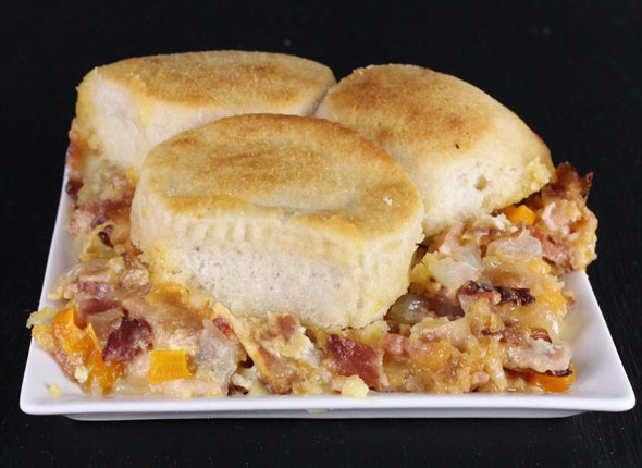 Bacon Biscuit Casserole