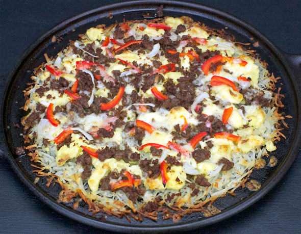 Hash Brown Breakfast Pizza