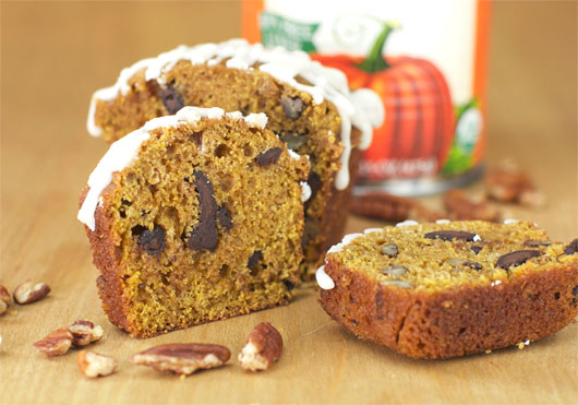 Chocolate Chip Pumpkin Bread Mini Loaf