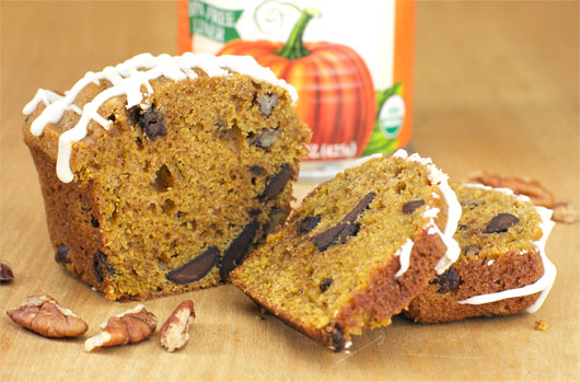 Chocolate Chip Pumpkin Bread Mini Loaf