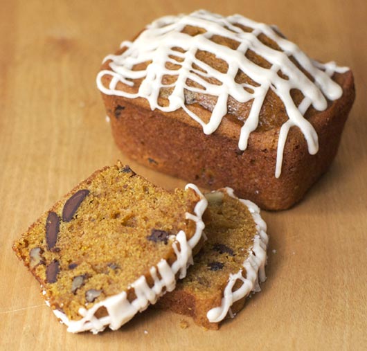 Chocolate Chip Pumpkin Bread Mini Loaves