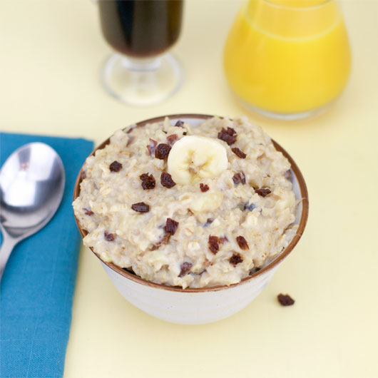 Easy Banana Date Oatmeal