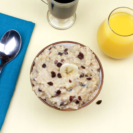 Easy Banana Date Oatmeal