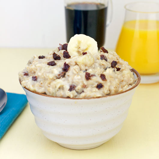 Easy Banana Date Oatmeal