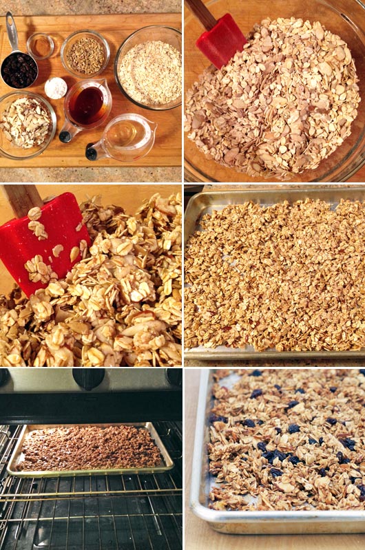 Making Maple Almond Granola