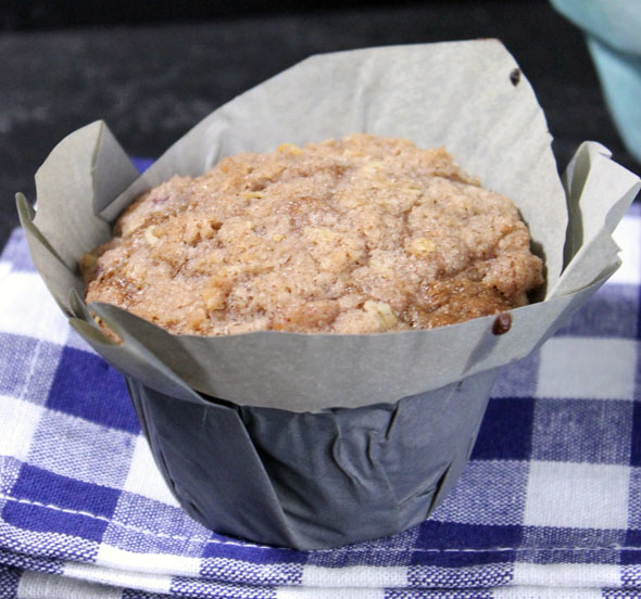 Blueberry Muffins w/ Crunch Topping