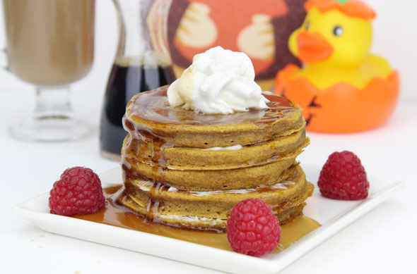 Whole Wheat Pumpkin Pancakes