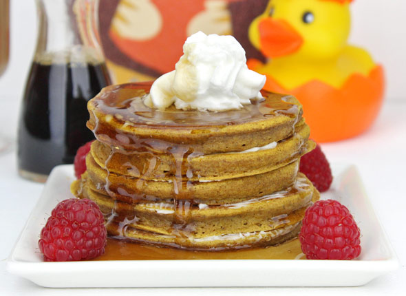 Whole Wheat Pumpkin Pancakes