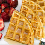 Best Peanut Butter Waffles