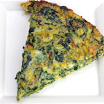 Crustless Spinach Quiche