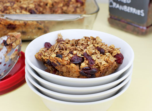 Baked Cranberry Oatmeal