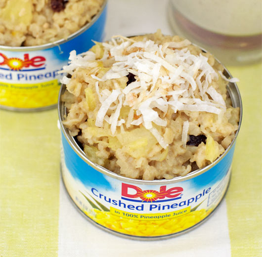 Pineapple Coconut Oatmeal