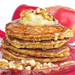 Applesauce Oatmeal Pancakes