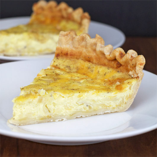 Cheese And Onion Quiche