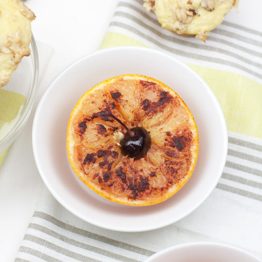 Serving of Broiled Grapefruit