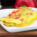 Roasted Red Pepper Omelet