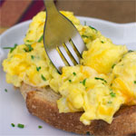 Fresh Herbs And Cheese Scramble