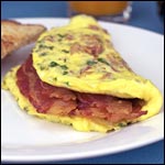 Simple Bacon Omelet