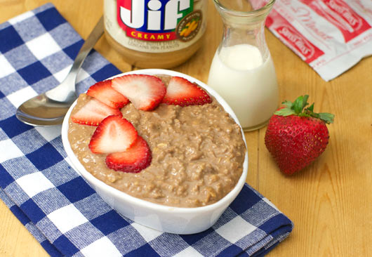 Chocolate Peanut Butter Oatmeal