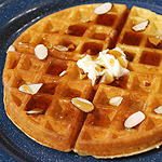 Vanilla And Almond Waffles