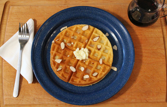 Vanilla Almond Waffles