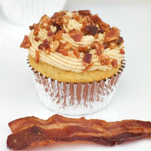 French Toast Muffin With Candied Bacon