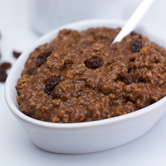 Oatmeal With Chocolate And Coffee