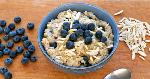 Blueberry Almond Oatmeal