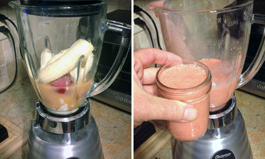 Making a Grapefruit Blast Smoothie