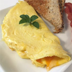 Three Cheese Horseradish Omelet