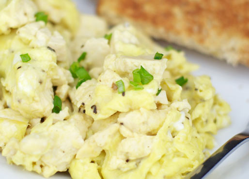 Scrambled Eggs With Tofu And Dried Herbs