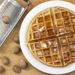 Low Fat Nutmeg Waffles Low Fat Nutmeg Waffles