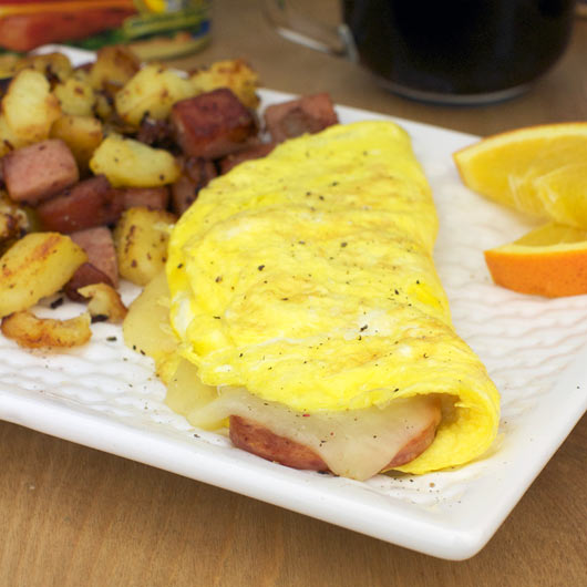 Spam Omelette Recipe | MrBreakfast.com